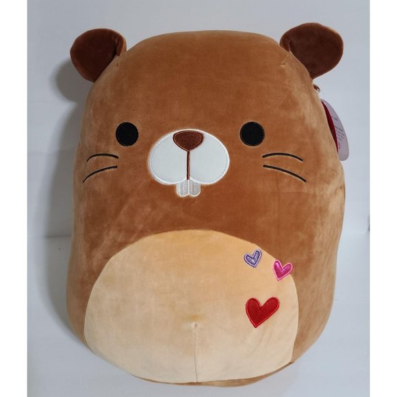 Kellytoy Other - Squishmallow Chip Beaver 16 Inch Plush V Day
